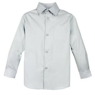 Boys' Long Sleeve Dress Shirt and Tie 2-Piece Set - Walmart.com