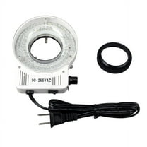 AmScope 80 LED Microscope Compact Ring Light with Built-in Dimmer New