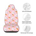 thumbnail image 4 of Balery Rabbit And Carrot Funda de Asiento para Auto con Diseño - Cubierta Frontal Suave y Transpirable con Protector Antideslizante- 1 Unidad, 4 of 5