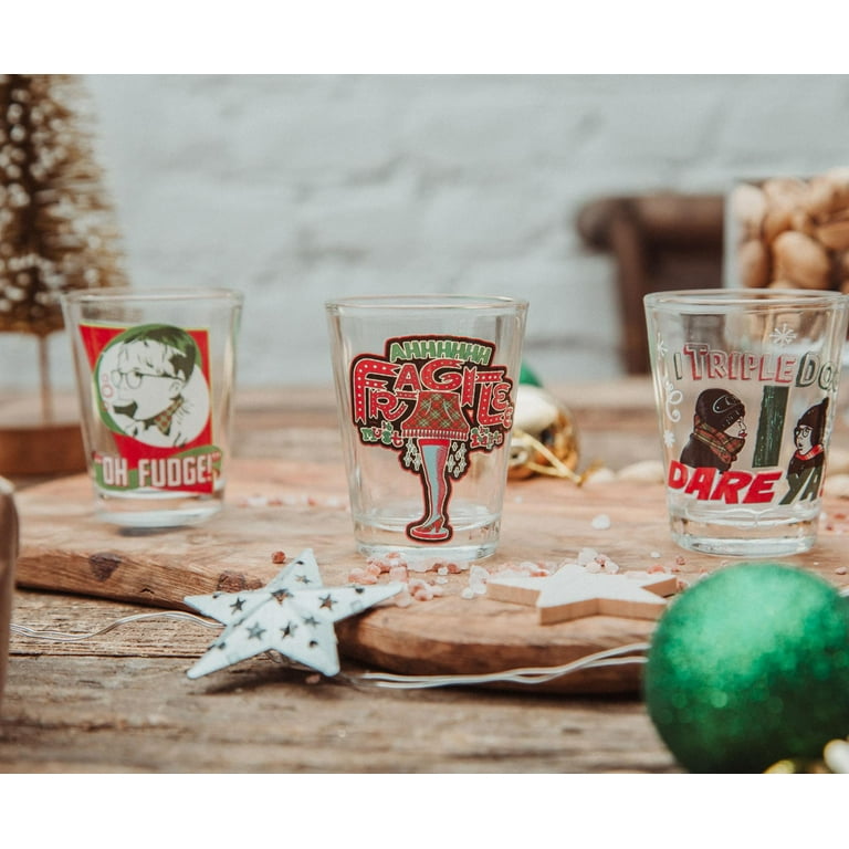 A Christmas Story Quotes 2-Ounce Mini Shot Glasses | Set of 4