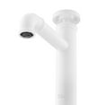 thumbnail image 3 of Avallon Single Hole, Single-Handle Wheel, Bathroom Faucet in Matte White, 3 of 11