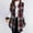 Wine, variant on Plaid Vests for Women 2024 Trendy Sleeveless Button Down Flannel Shirt Jacket with Pocket Fall Winter Outerwear