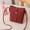 Red, variant on PLPPYFS Women Simply Fashion Bag Strap Messenger Shoulder Bag Mobile Phone Bag Portable Book Stud Case Travel Jewelry Storage Case for Women Accesorios Necklace Earring Ring Bracelet