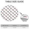 thumbnail image 6 of White Cow Flip Pattern Round Fitted Tablecloth with Elastic Edge,Dining Table Cover Waterproof,Outdoor Round Tablecloth for Camping,Dining,Indoor and Outdoor, 6 of 7