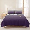 thumbnail image 3 of Twin XL Quilt Set 68''x98'', Grey Purple Lightweight Bedspread Coverlet Set with 2 Pillow Shams, Gradient Ombre Modern Abstract Color Art Breathable All Season Quilt Bedding for Dorm/Guest Room, 3 of 9