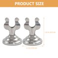 thumbnail image 2 of unbranded  2 Pcs Table Number Plate Place Card Holders for Tables Dining Room Decor Wedding Silver, 2 of 8