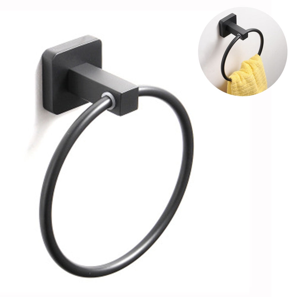 Towel Ring for Bathroom 1 Pack, Kitchen Bath Circle Towel Holder Hangers Wall Mount Heavy Duty