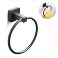 thumbnail image 1 of Anillo de toalla para baño 1 paquete, ganchos para toallero circular de baño de cocina, montaje en pared, almacenamiento resistente, acero inoxidable Xemadio 2035037-4, 1 of 8