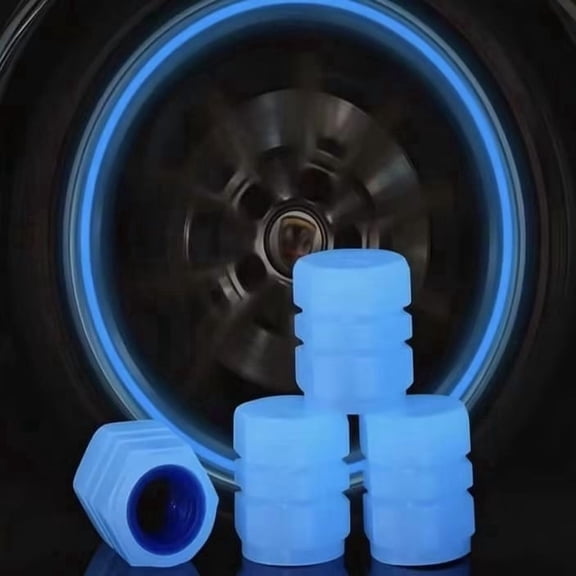 Bike Wheel Reflectors Luminous Tire Caps in the Dark Reflective Wheel Skins for Car Motorcycle Bike Truck Easy Installation Durable Wear Resistant Safety Visibility Bright Protection
