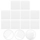 thumbnail image 4 of 10pcs Papel adhesivo Blocsepads Papelería Línea transversal Nota Pads Memo Pads (Blanco), 4 of 7