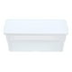 thumbnail image 2 of 16428012 Caja de almacenamiento de 6 cuartos/5,7 litros, tapa blanca con base transparente (paquete de 6), 2 of 7