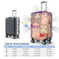 thumbnail image 6 of Balery Cute Lamas Luggage Cover Protector, Scratch And Dirt Resistant, Fits 18-32 Inch Luggage - Medium, 6 of 9