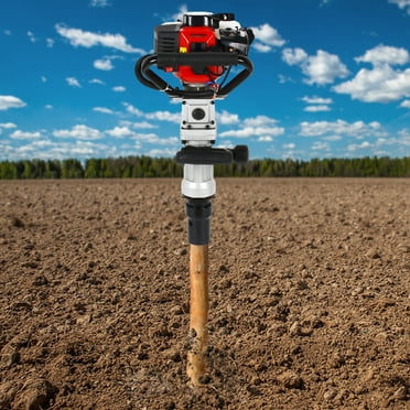 32.7cc 2-Stroke Gas Powered 1 Person T-Post Driver with 50mm Bit