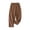 Khaki, variant on Women's Solid Color Cotton Linen Pants, Harem Pants with Elastic Waist, Wide Leg Loose Fit Casual Trousers for Women, Breathable Summer Comfortable Lounge Pants Beige L