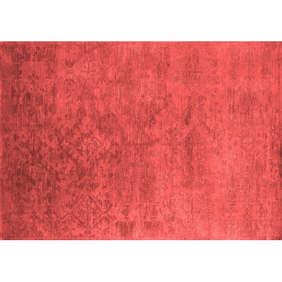 Ahgly Company Indoor Rectangle Persian Red Bohemian Area Rugs, 6' x 9'