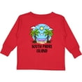 thumbnail image 3 of Inktastic Summer Vacation in South Padre Island Boys or Girls Long Sleeve Toddler T-Shirt, 3 of 5