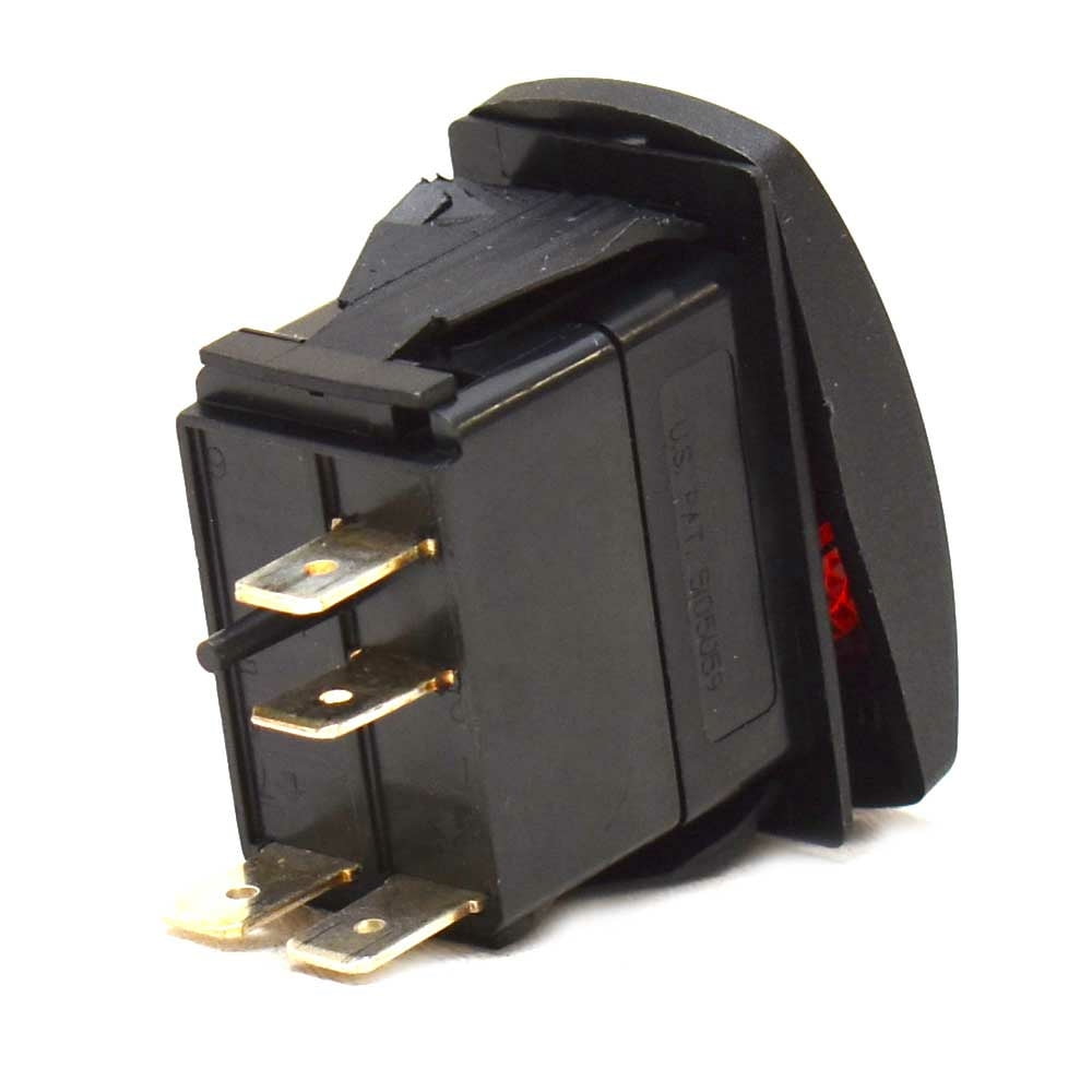 Carling On/Off Contura V Boat Rocker Switch | Blank 4 Spade 12 Volt