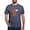 Heather Navy, variant on CafePress - Oh Snap Gingerbread Man Mens Tri Blend T Shirt - Mens Tri-blend T-Shirt