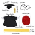 thumbnail image 5 of Tyidzon Porch Goose Outfit Set, 23 Inch Lawn Goose Costume for Garden, Waterproof Holiday Clothes for Easter Christmas, Goose Decoration, 5 of 9