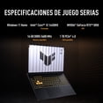 thumbnail image 2 of Laptop Asus TUF Gaming FX608JHR-RV147W Ci5 16GB 1TB RTX 5050, 2 of 5