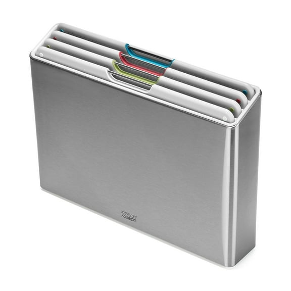Joseph Joseph Folio™ Steel 4-piece Cutting Board Set with Steel Case