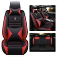 thumbnail image 7 of Aotiyer Full Set Car Seat Covers Universal Car Seat Covers Breathable Leather Automotive Seat Covers for Most Cars, 7 of 7
