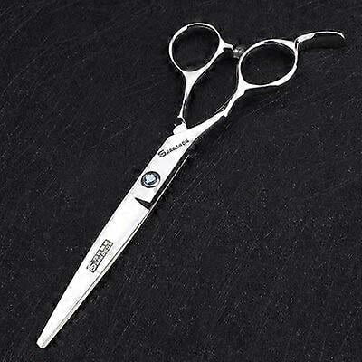 Tijeras profesionales japonesas de acero inoxidable para cortar el cabello, 15 cm, para zurdos, con mango ergonómico.