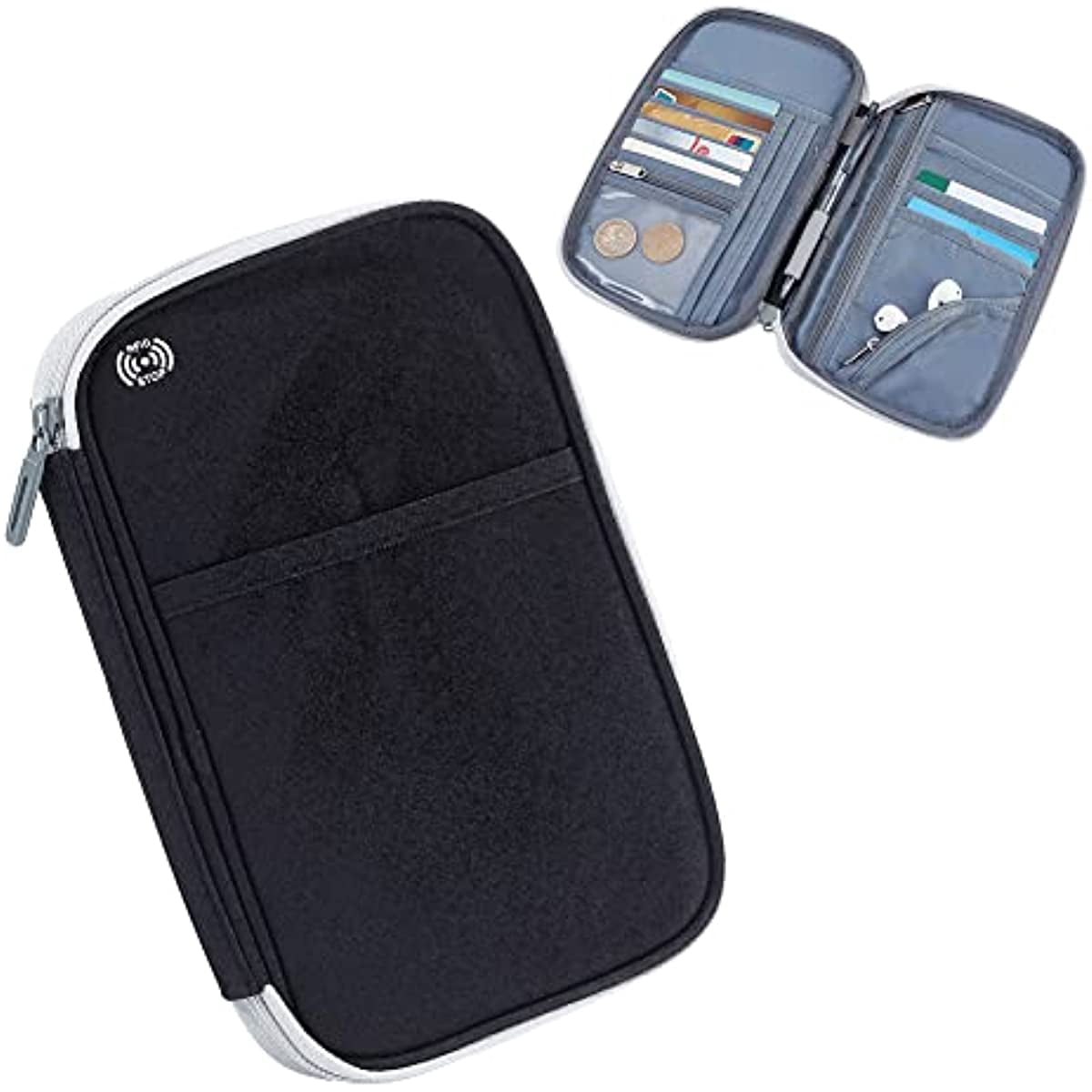 1pc Family Passport Wallet 8.6 x 5.1 x 0.6 Inch Travel Passport Wallet