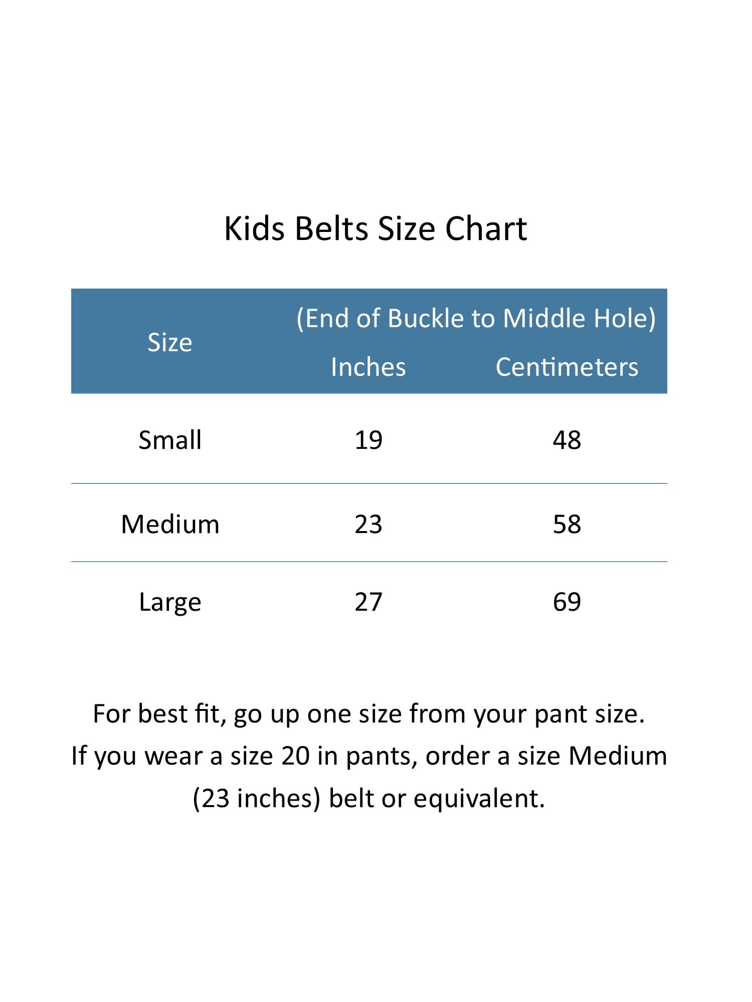 Walmart Size Chart Boys