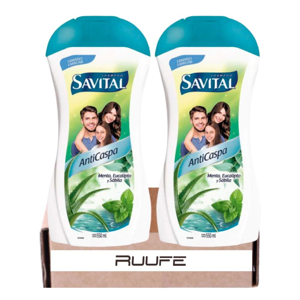 Savital Anti dandruff shampoo (2 pack) savital shampoo anticaspa it contains eucalyptus mint and sabila shampoo anticaspa shampoo savital Colombiano shampoo savital peruano