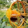 thumbnail image 3 of Comedero para pájaros de doble anillo, colibrí de Metal, Patio exterior, pájaros, balcón naranja, comedero para pájaros al aire libre, 1 unidad JM, 3 of 5