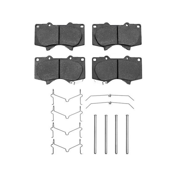Front Brake Pad Set - Compatible with 2010 - 2023 Toyota 4Runner 2011 2012 2013 2014 2015 2016 2017 2018 2019 2020 2021 2022