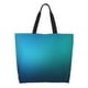 thumbnail image 1 of Balery Blue to turquoise Bolsa Tote Estilo Estético con Cremalleras, Bolsa de Hombro, Bolsa de Compras Grande y Plegable, 1 of 8