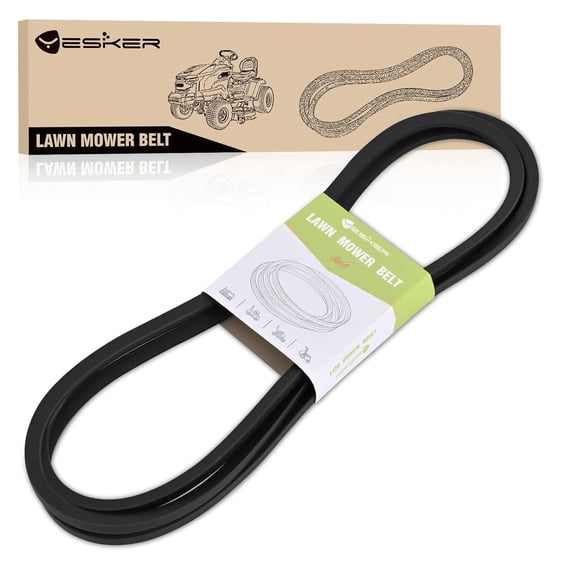 Yesker Deck Belt for John Deere 48 inch Mower Deck Drive Belt 1/2" x 141" Lawn Mower Belts for John Deere D140 D120 D150 D160 L120 L145 L155 LA130 Z255 Z355 Z355E Durable Aramid Cord #GX20571