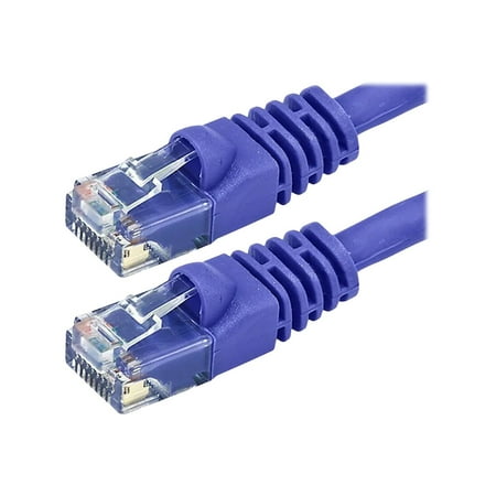 UPC: 0844660021698 | Monoprice – Patch cable – RJ-45 (M) to RJ-45 (M) – 100 ft – UTP – CAT 5e – snagless stranded – purple