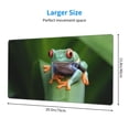 thumbnail image 2 of Xecao Red-Eyed Tree Frog for Waterproof Mouse Pad - Extended Contour Mouse Mat, Large Gaming Mousepad Laptop Keyboard Mat with Non-Slip Rubber Base, 2 of 8