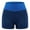 Blue, variant on Women Seamless Workout Shorts High Waisted Yoga Shorts Gym Running Athletic Biker Shorts, Light Gray, S