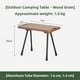 thumbnail image 1 of Juego de mesa y sillas tácticas portátiles de plástico ro para acampar al aire libre, picnic, juego de mesa de comedor pl..., 1 of 4