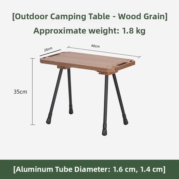 Juego de mesa y sillas tácticas portátiles de plástico ro para acampar al aire libre, picnic, juego de mesa de comedor pl...