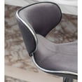 thumbnail image 5 of Roundhill Furniture Masaccio Bar Stool with Adjustable Height & Swivel, Gray, Set of 2, 5 of 14