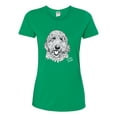 thumbnail image 2 of Golden Doodle Dog Lover Pet Owner Animal Lover Womens Graphic T-Shirt, Kelly, X-Large, 2 of 4