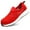 red, variant on LILYCHAN Mens Steel Toe Shoes Comfortable Safety Work Shoes