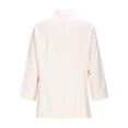 thumbnail image 5 of Women's Dressy Blazer Lined Solid Color Long Sleeve Notched Lapel Open Front Casual Work Jacket, 5 of 8