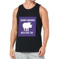 thumbnail image 3 of Shangniulu Chubby Unicorns Need Love Too - Funny Rhino Gym Workout Tank Top L, 3 of 6