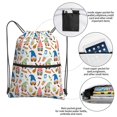 thumbnail image 3 of Naloa Barbecue Gnomes Drawstring Backpack String Bag Cinch Water Resistant for Gym Shopping Sport Yoga, 3 of 6