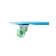 thumbnail image 4 of Patineta semiprofesional Display minicruiser tipo Penny deck azul trucks blancos ruedas verdes transparentes, 4 of 4