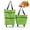 Green, variant on 2-in-1 Foldable Shopping Cart with Wheels, 2026 New Waterproof Grocery Tote Bag, Collapsible Portable Reusable Trolley for Supermarket Laundry Travel