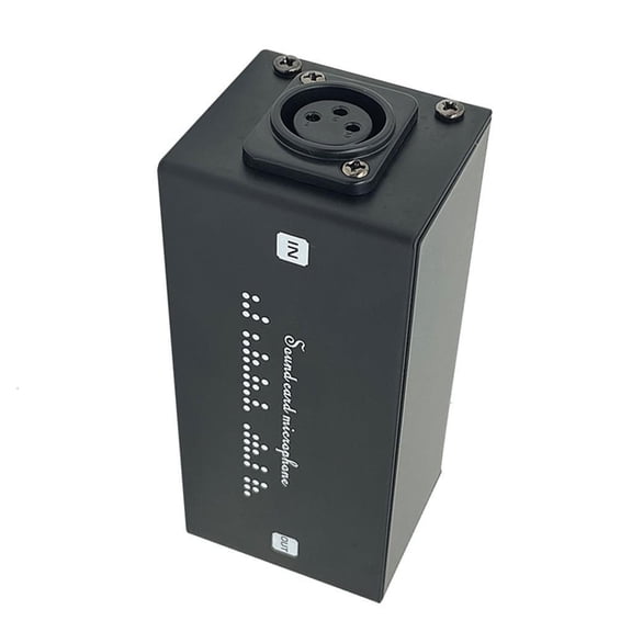 Yihuala Broadcasting Voice Preamplifier , Dynamic Mic Preamplifier Device for Live Streaming Podcasts