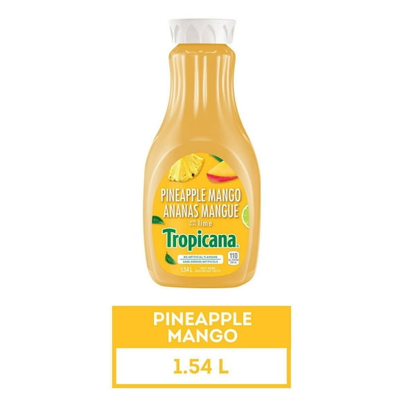 Tropicana Pineapple Mango with Lime Beverage, 1.54 L Bottle, 1.54 L