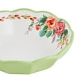 thumbnail image 4 of (2 pack) The Pioneer Woman Painted Meadows 7.27-inch Floral Green Cereal Bowl, 4 of 9